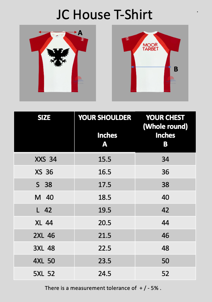 Raffles Institution Year 5-6 RED House T-shirt (Moor-Tarbet)