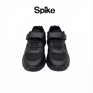 SPIKE Black School Shoes - Velcro