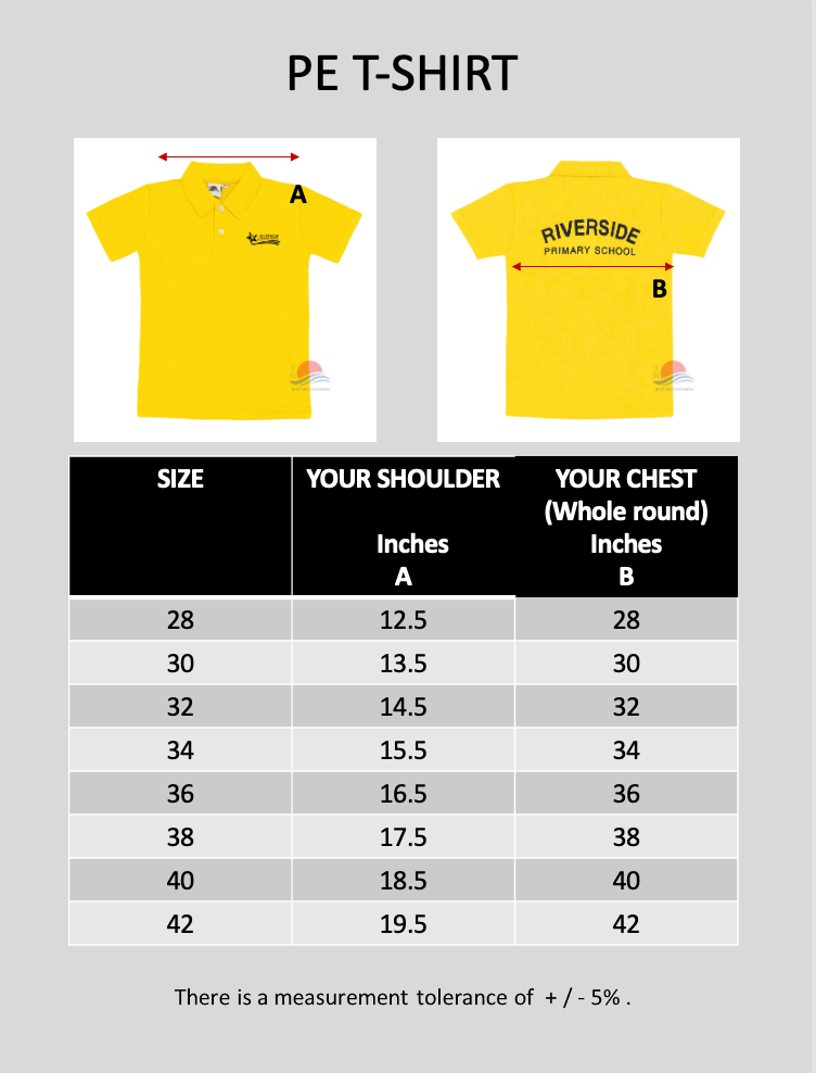 RSPS Yellow PE T-Shirt