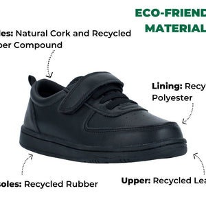 Dash Recycled Leather Kids School Shoes