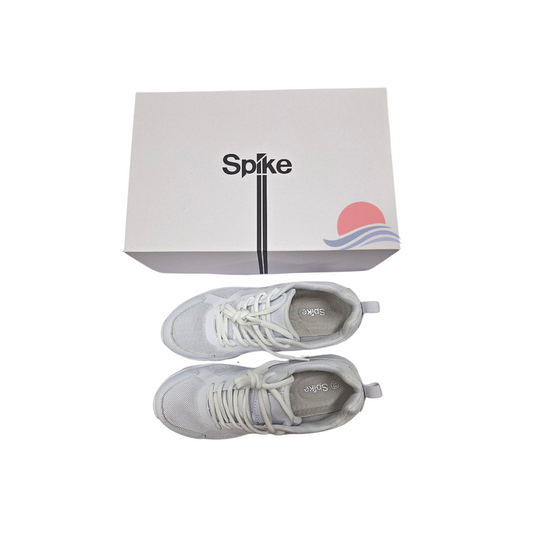 SPIKE White Kids School Shoes -  Lace