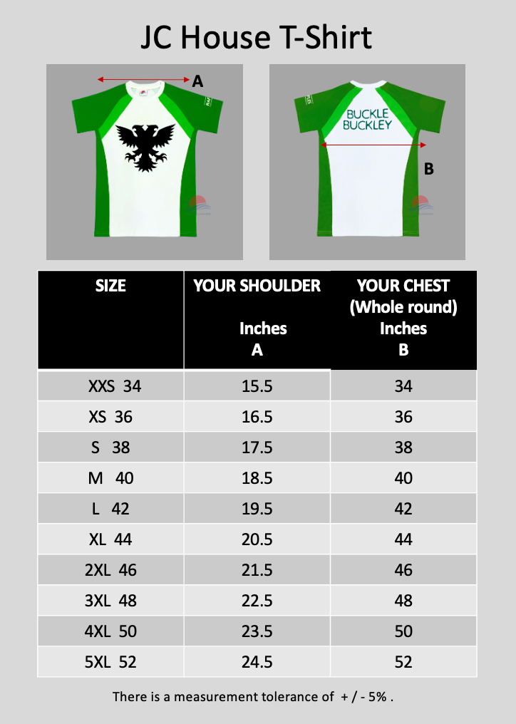 Raffles Institution Year 5-6 GREEN House T-shirt (Buckle-Buckley)