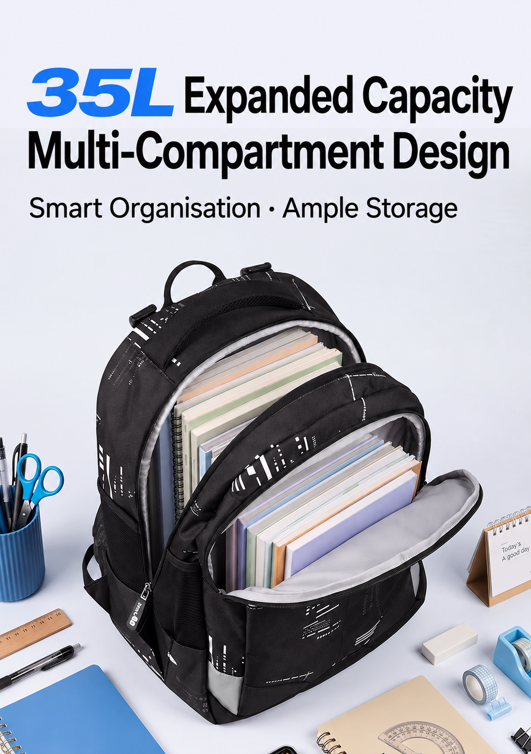 Star Academy MAX 35L Ergonomic School Backpack