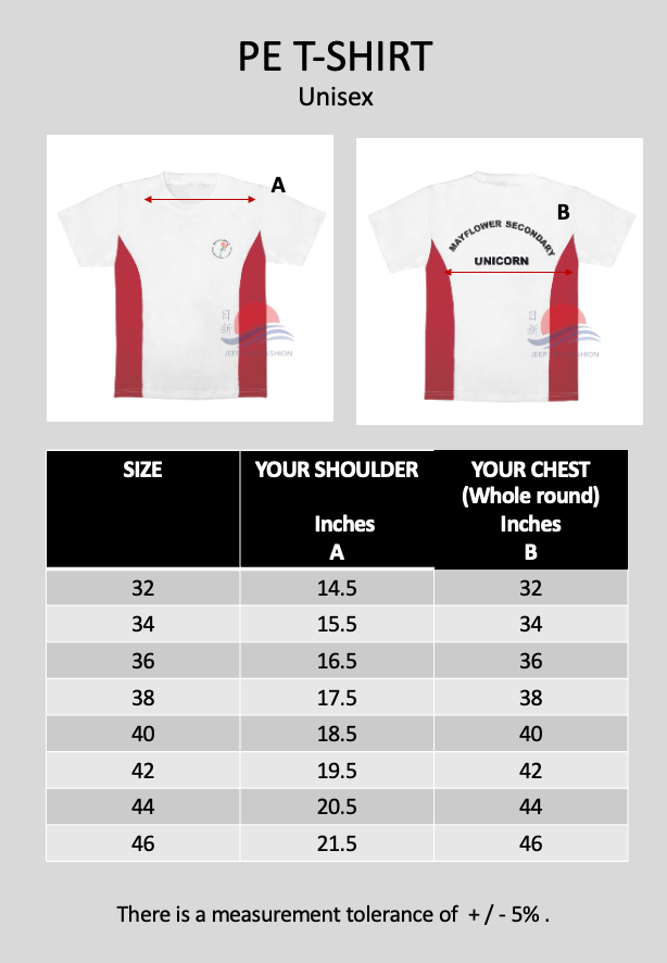 MFSS RED PE T-Shirt (Unicorn)