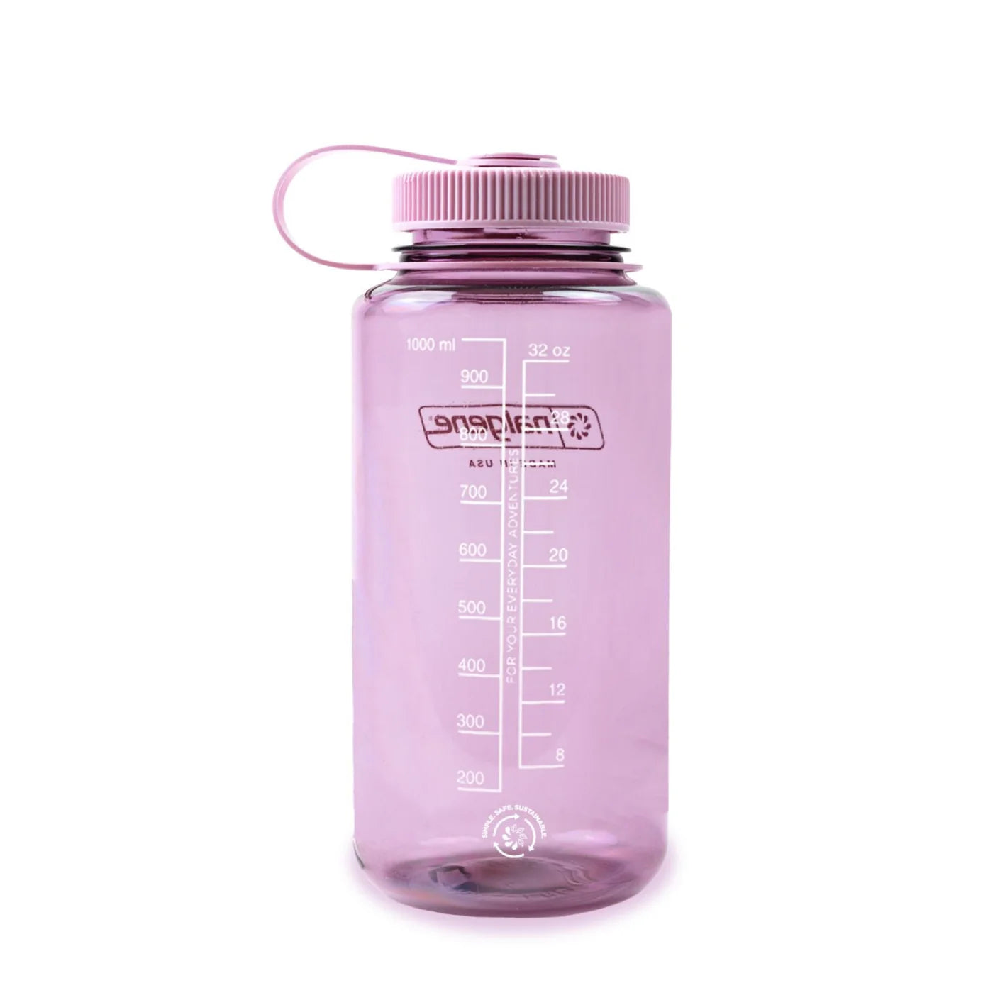 Nalgene 32oz Wide Mouth Sustain Water Bottle (Monochrome) - Cherry Blossom
