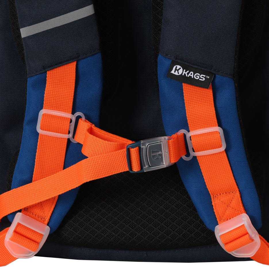 KAGS LUKA Series Ergonomic School Backpack for Primary School Pupils - Navy