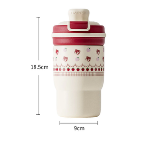 Thermal Insulated Cup w Straw (LOTSO/Stitch/Mickey)