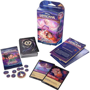 Disney Lorcana - Set 5 - Shimmering Skies: Elsa & Ralph (Amethyst & Ruby) Single-Player Deck