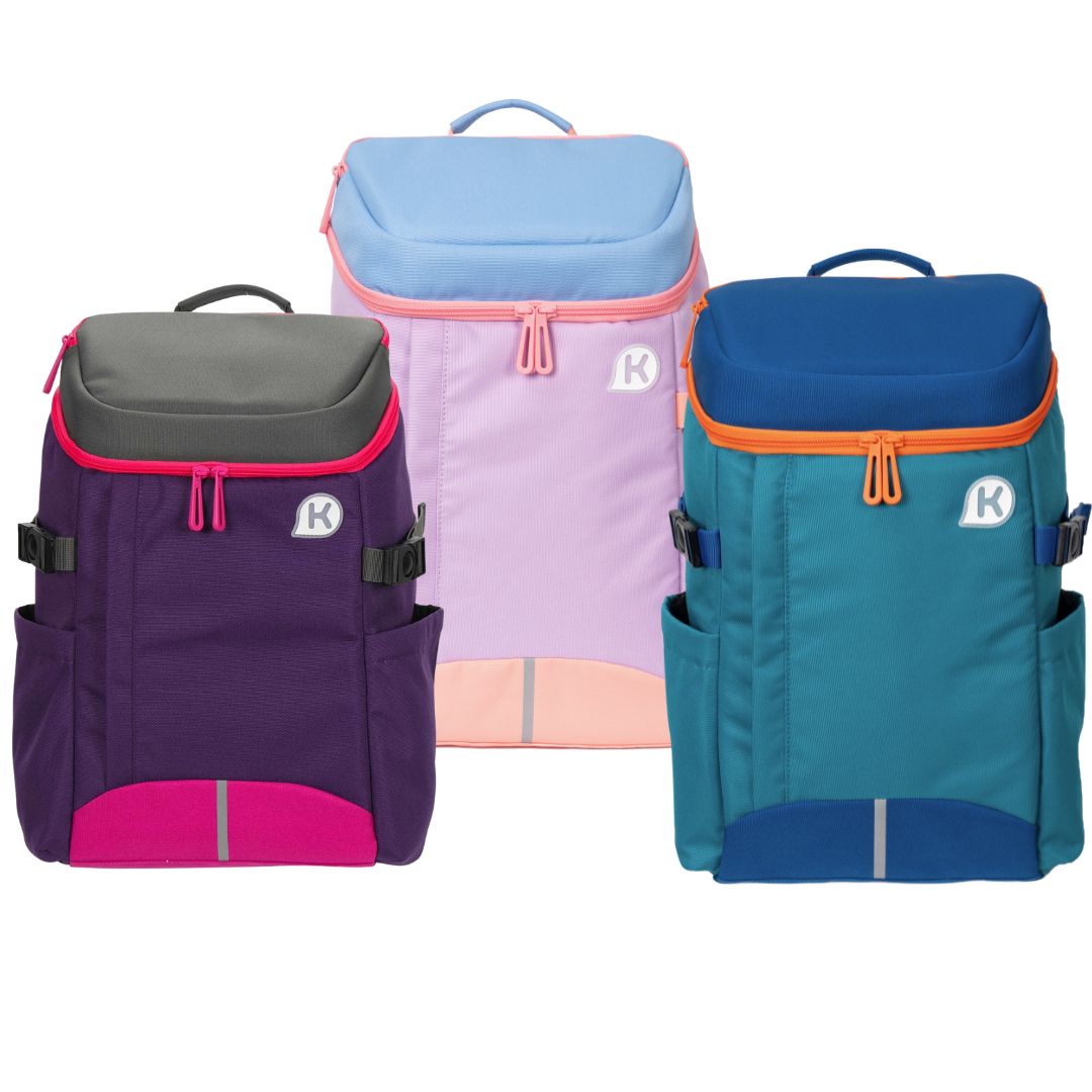 KAGS DUSTIN 2 Series Ergonomic School Backpack for Primary School Pupils - Lavender