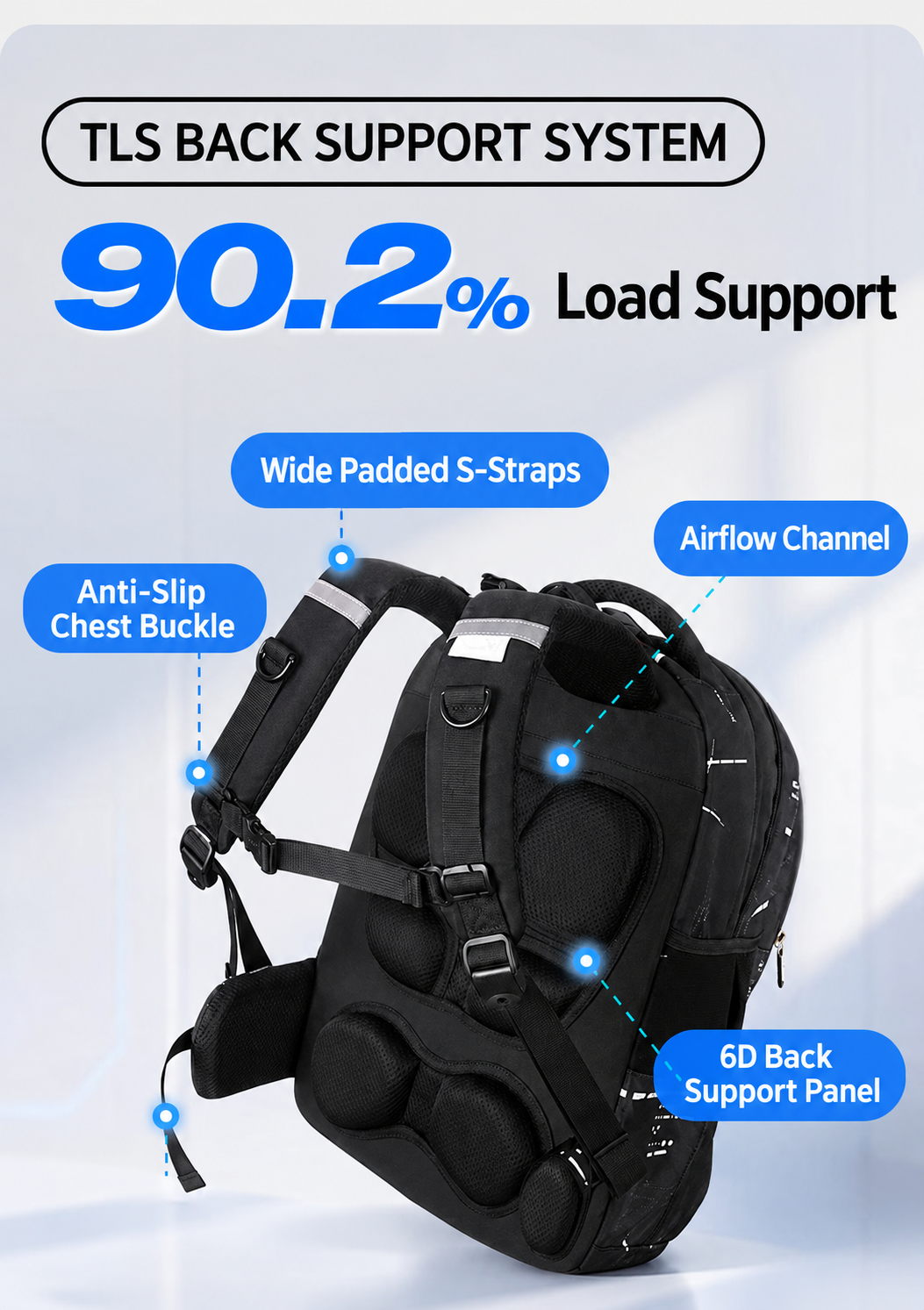 Star Academy MAX 35L Ergonomic School Backpack
