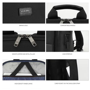 Aoking Laptop Backpack Black SN4804-W