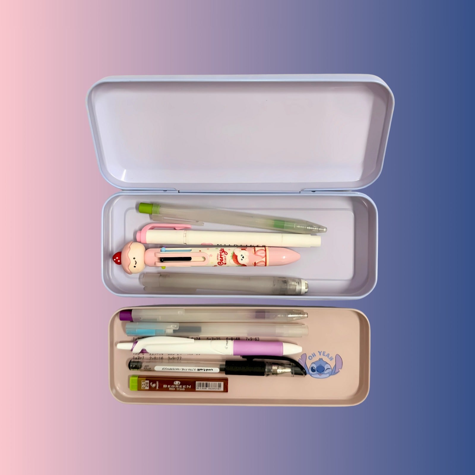 Stitch 2-Tiered Pencil Case