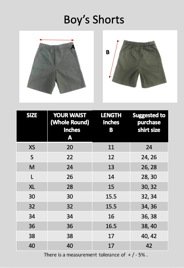 NBPS Boy's Shorts