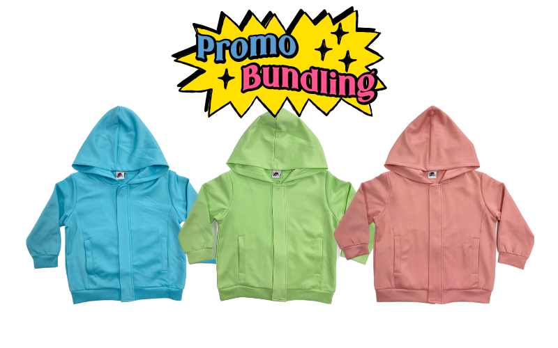 BUNDLE of 3 Kids Ultra Soft Comfy Hoodie