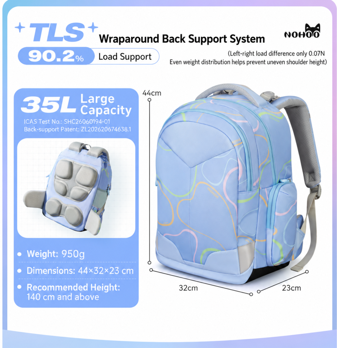 Star Academy MAX 35L Ergonomic School Backpack