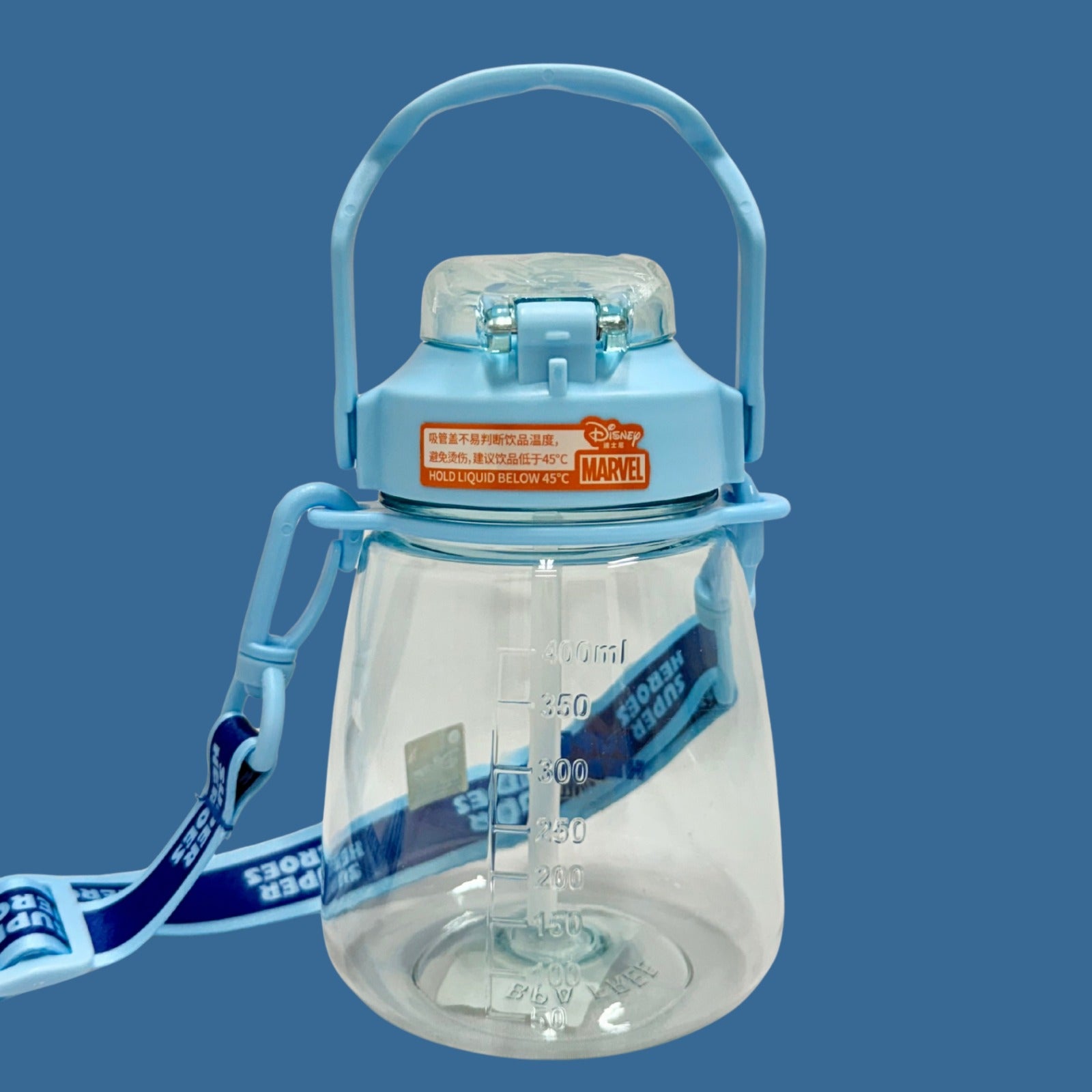 Princess Sofia / Marvel's Super Heroes Tritan Water Bottles w Strap 450ml