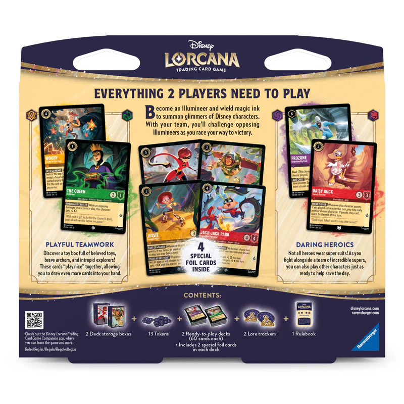 Disney Lorcana - Set 12 - Wilds Unknown - 2-PLAYER STARTER SET