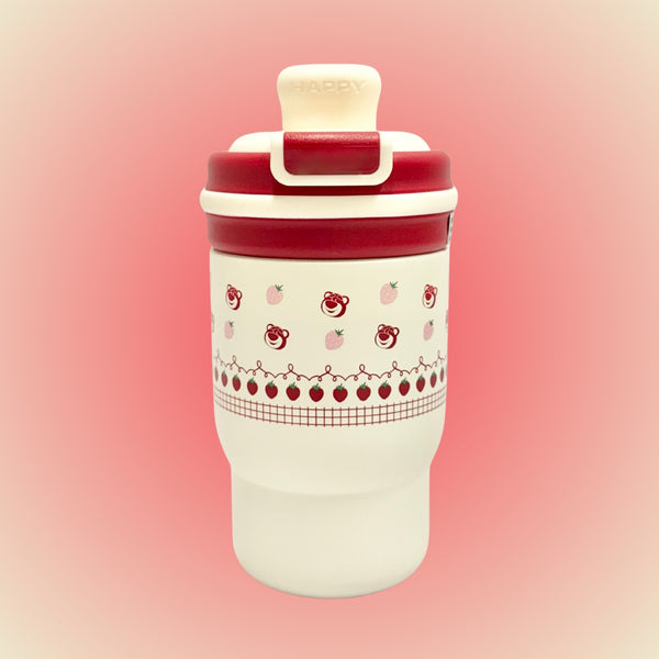 Thermal Insulated Cup w Straw (LOTSO/Stitch/Mickey)
